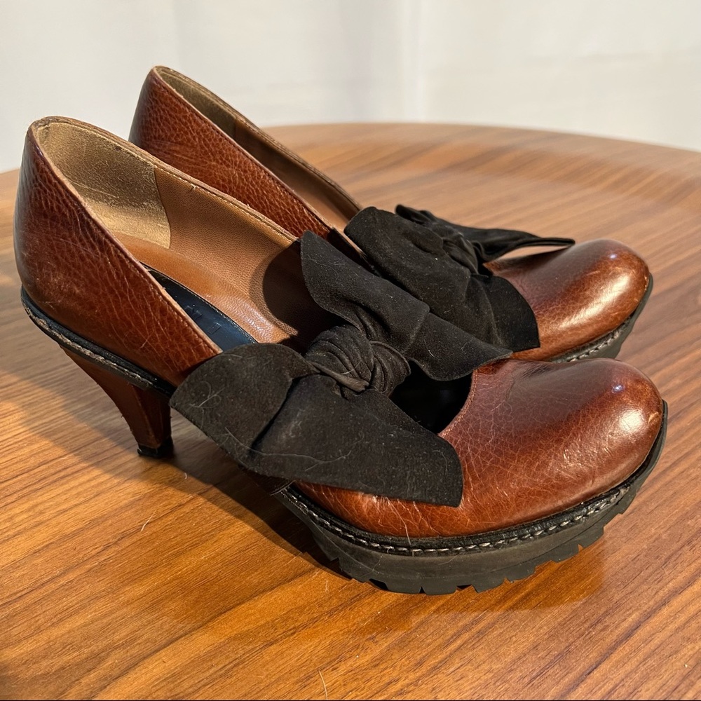 Marni Slip on Shoe. Lower heel